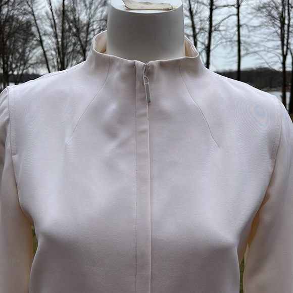 Dana Buchman cream silk jacket S-M - Picture 2 of 8